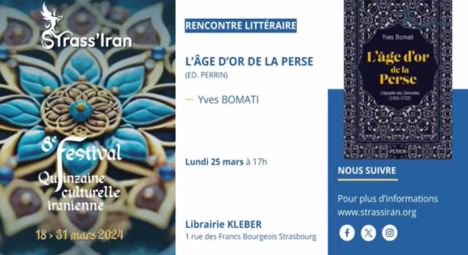 📖 L'AGE D'OR DE LA PERSE avec Yves BOMATI